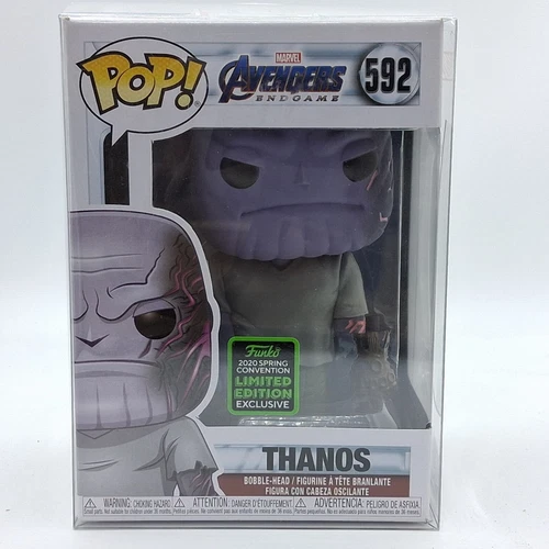 Funko Pop! Thanos 592 Convention Exclusive Avengers Endgame Marvel Comics Vinyl