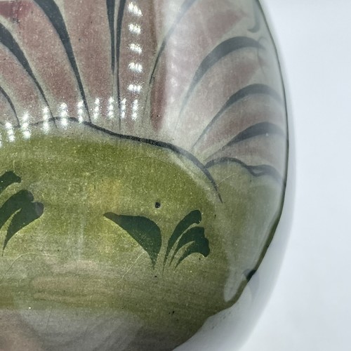 Vintage Tonala Mexico Egg Shape Floral Bird Handmade Pottery Mexican Folk Art - Picture 11 of 12