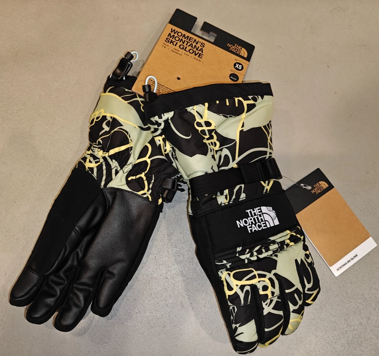 NWT The North Face Mens Boys Montana Insulated Waterproof Ski Winter Gloves XS