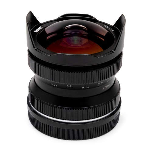 Koah Artisans 7.5mm f/2.8 Wide Angle Fisheye Lens for Micro Four Thirds Black - Picture 2 of 4