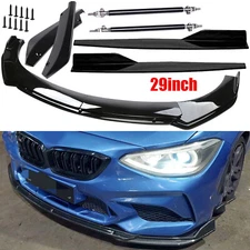 For 3 Series F30 F31 E90 Front Bumper Lip Splitter Spoiler Body Kit Side Skirt