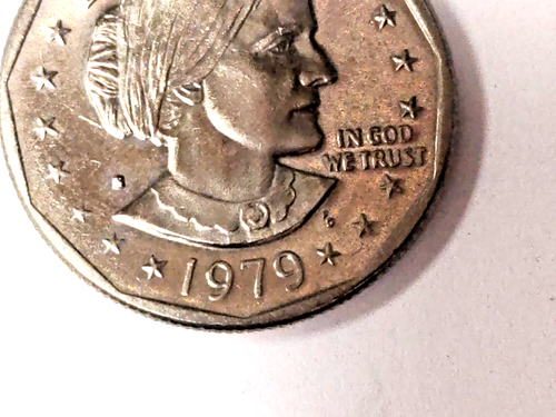 1979-D SBA$1 Dollaro Susan B. Anthony - Foto 4 di 9