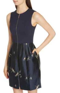 ted baker dragonfly jacquard dress