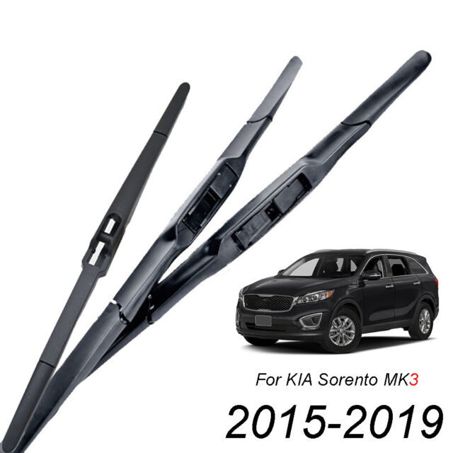 Front Rear Windshield Wiper Blades For Kia Sorento MK3 2015 2016 2017 ...