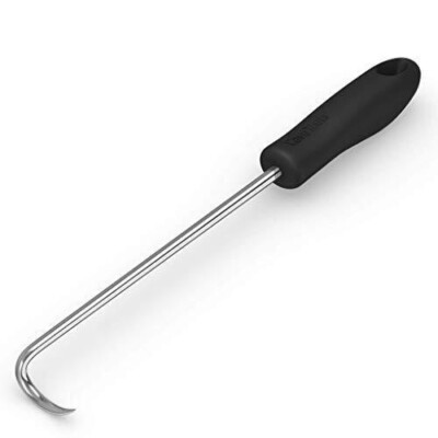NIB Kitchen BBQ Grill Cave Tools Pigtail Bacon Flipper Superior Strength Design
