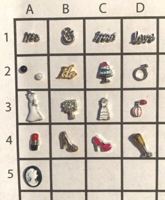 Floating Charms to fit Origami Owl #4 Buy 4 Get 1 Free MESSAGE FOR FREE CHARM!