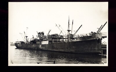 GB0178 - Bank Line Cargo Ship - Comeric at Cape Town - gebaut 1919 - Foto