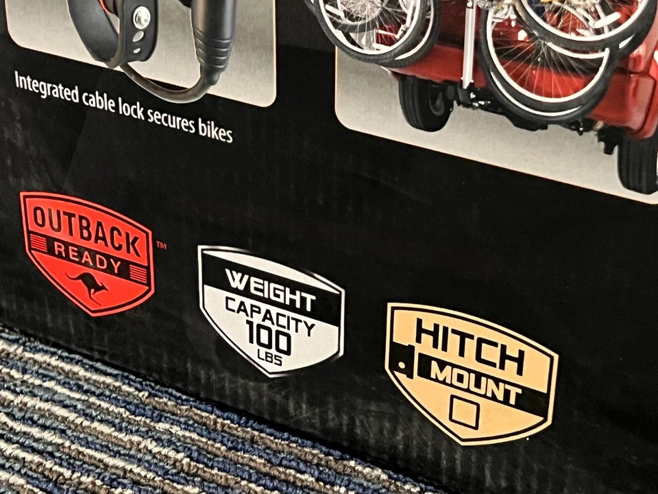 Rola TX-104 4-Bike Carrier w/Tilt and Security - Bike Rack w/Hitch Mount - Image 2 of 4