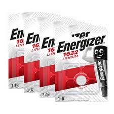 4x Energizer CR 1632 3V Batterie Lithium Knop...