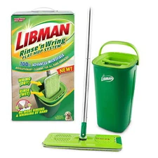 Libman Rinse 'N Wring Mop System with Microfiber Cleaning Pad Free Shipping