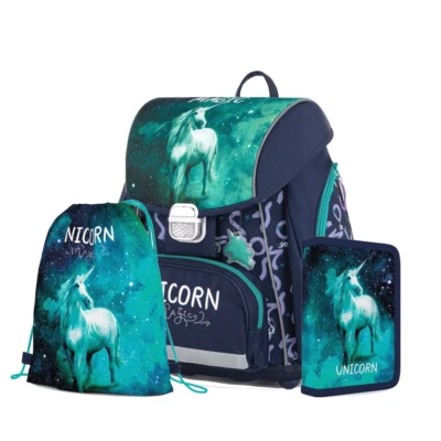 Einhorn Unicorn PFERD PONY 3er Set SCHULRANZEN RANZEN TORNISTER Pegasus Tasche *