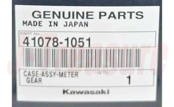 Conjunto de caja de engranajes medidor de buje delantero genuino KAWASAKI KLR650 1987-2017 41078-1051 FABRICANTE DE EQUIPOS ORIGINALES Foto 3 de 4
