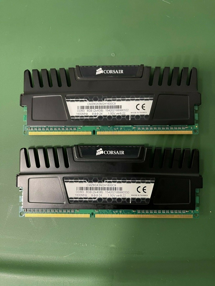 8GB (2x 4GB) Corsair Vengeance DDR3 1600MHz PC3-12800 CL8 Dual 