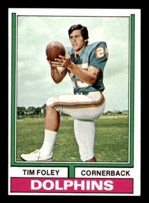 1974 Topps Football #38 Tim Foley NM *d3