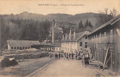 Old postcard 88 SAINT AME L'USINE DU SAUT DE LA VUVE (not current photo