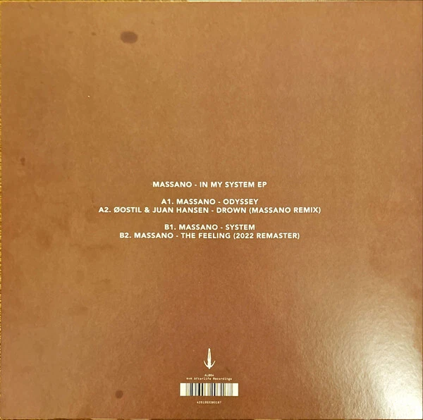 Massano – In My System EP | Vinyl 12" | AL064 | Afterlife | NEU - Bild 2 von 4