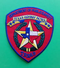 TEXAS AMERICAN POLICE HIGHWAY PATROL DEPARTMENT EMBROIDERED PATCH UK SELLER