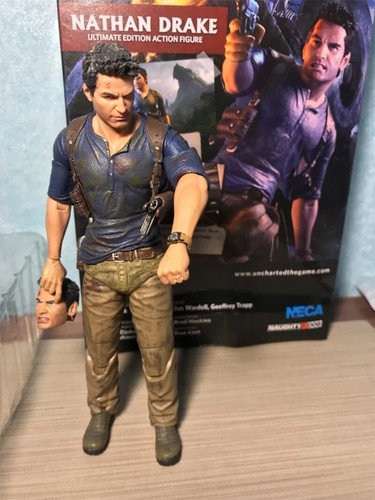 NECA Uncharted 4 A thief's end NATHAN DRAKE Action Figure Model Toys Collectable - Picture 9 of 9
