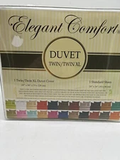 Elegant Comfort White Twin Duvet