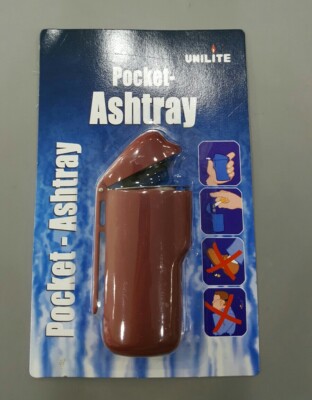 MINI TRAGBARER TASCHENASCHENBECHER CLIP AUF ETUIS RAUCHEN OUTDOOR ZUBEHÖR. 