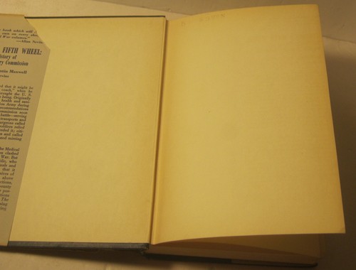 Lincoln's Fifth Wheel WILLIAM QUENTIN MAXWELL 1956 1st Edition SIGNED w DJ!!! - Imagen 3 de 7