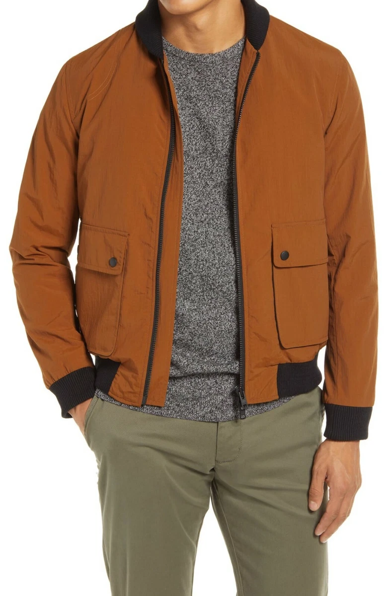 NEW Oliver Spencer Men's Bermondsey $630 Slim Fit Bomber Coat