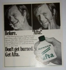 1975 Mennen Afta After Shave Advertisement