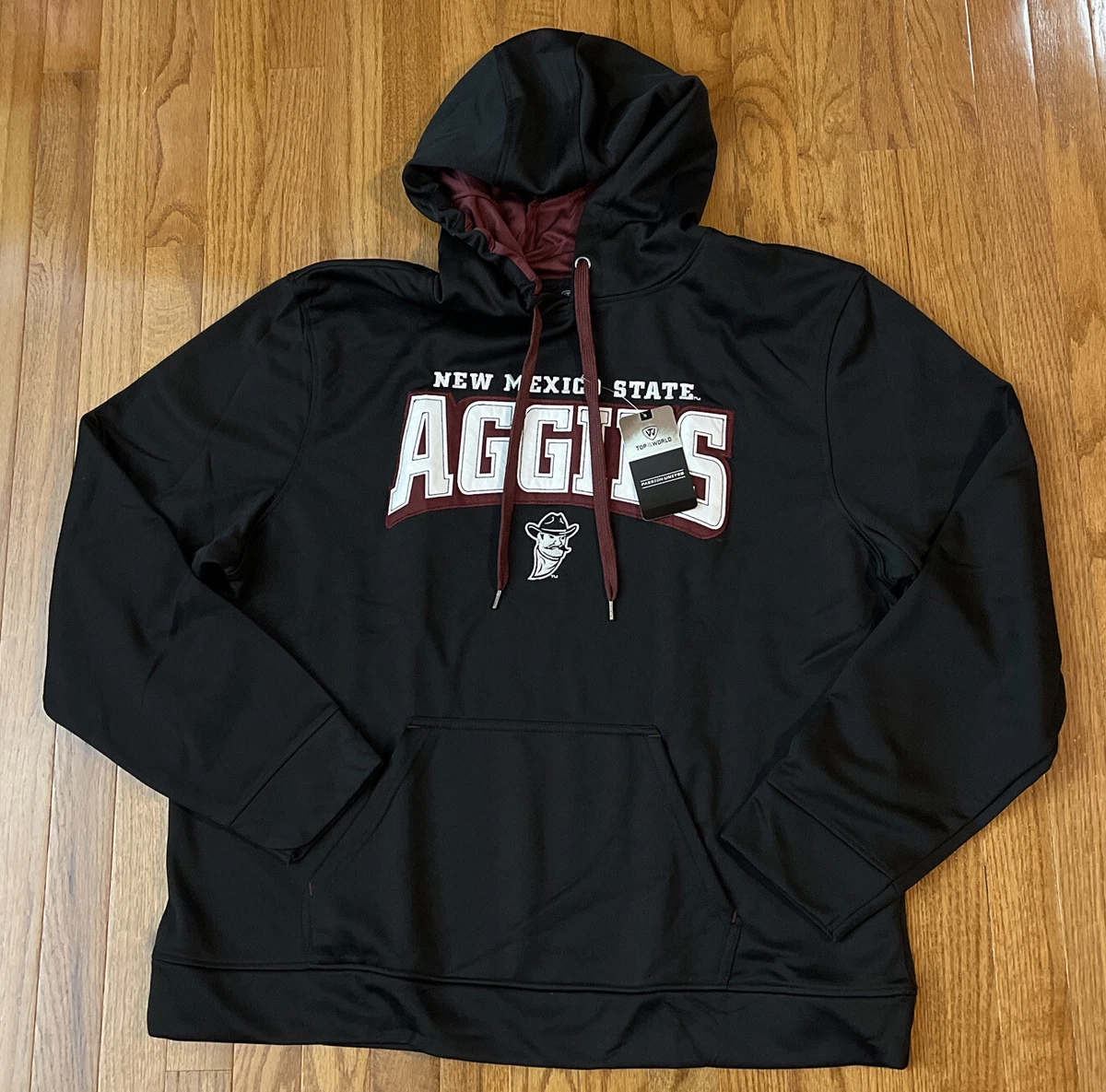 Men s New Mexico State Aggies Top Of The World Hoodie NWT 2XL