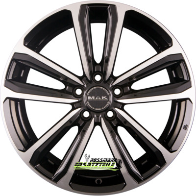 Mak Magma black mirror 6.5x16 ET45 - LK5/108 ML72 Felge Alu