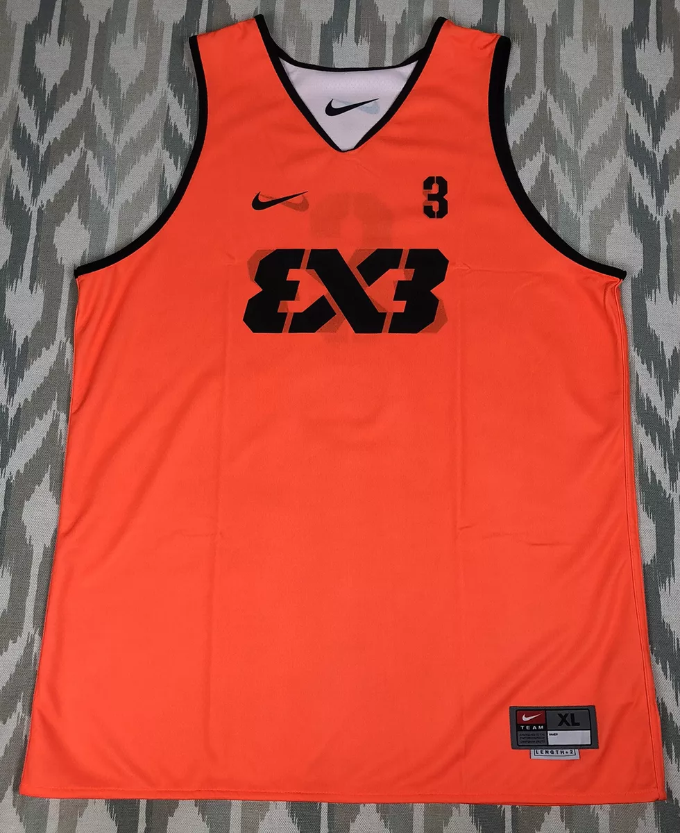 Nike FIBA 3x3 Reversible Basketball Jersey AR0651 US Men's Size XL