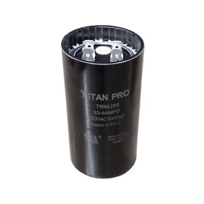 Titan Pro TRMJ56 Motor Start Capacitor. 53-64 MFD UF / 330 VAC | eBay