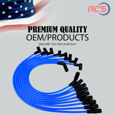 9X High Performance 8mm Spark Plug Wire Set OEM For Chevy C1500 C2500 GMC 2X1197