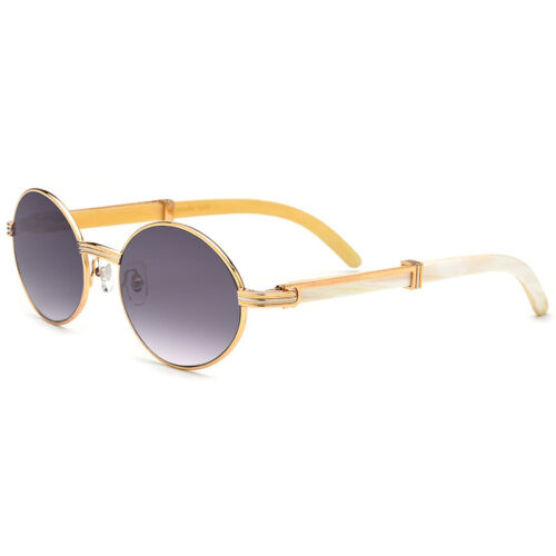 Luxury Natural Buffalo Horn Eyeglasses frames Sunglasses Oval Glasses RX able