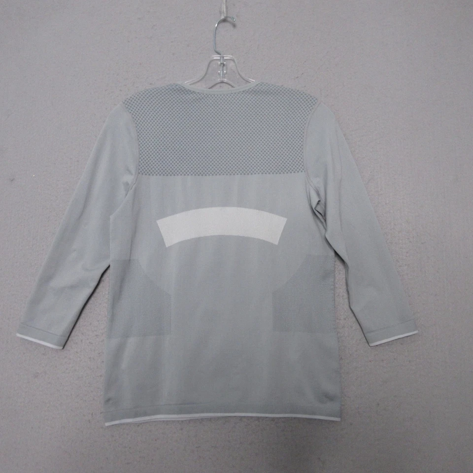 Camiseta Adidas Stella McCartney Barricade Gris Medio Tenis Elástica Sin Costuras Foto 2 de 4