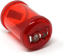 103.28.31 Magnesium Alloy 2-Hole Steel Blade Barrel Pencil Sharpeners with Waste
