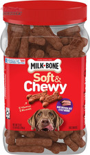 Milk-Bone Soft  Chewy Dog Treats, Beef  Filet Mignon Recipe, 25 Ounce