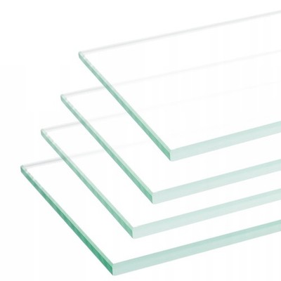 Glasscheibe Self Panel Display Soft Edge Dick Mehrere Größen Klar Gehärtet