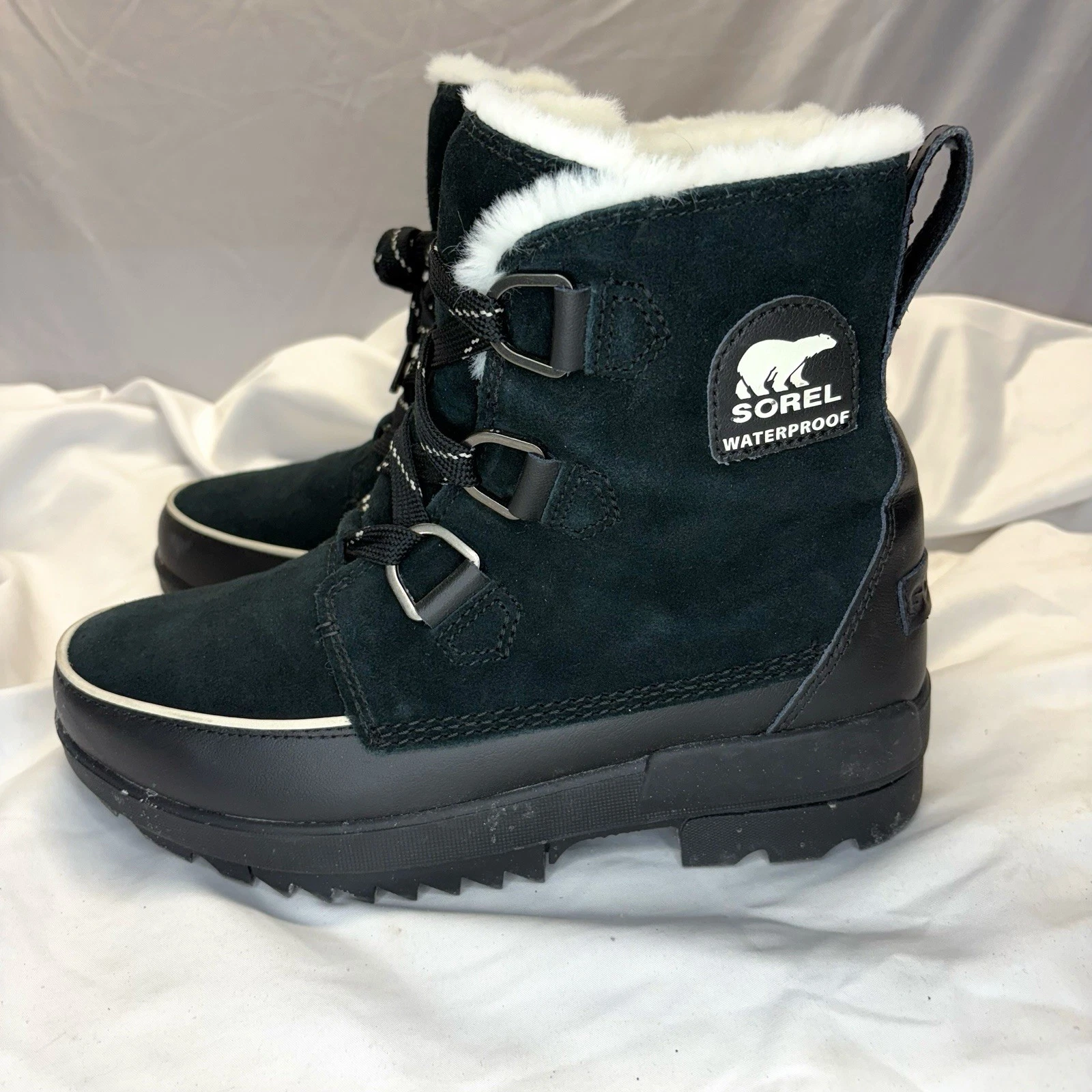 sorel tivoli iv ankle insulated waterproof suede boots