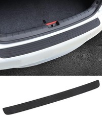 Black rubber rear bumper protector guard car