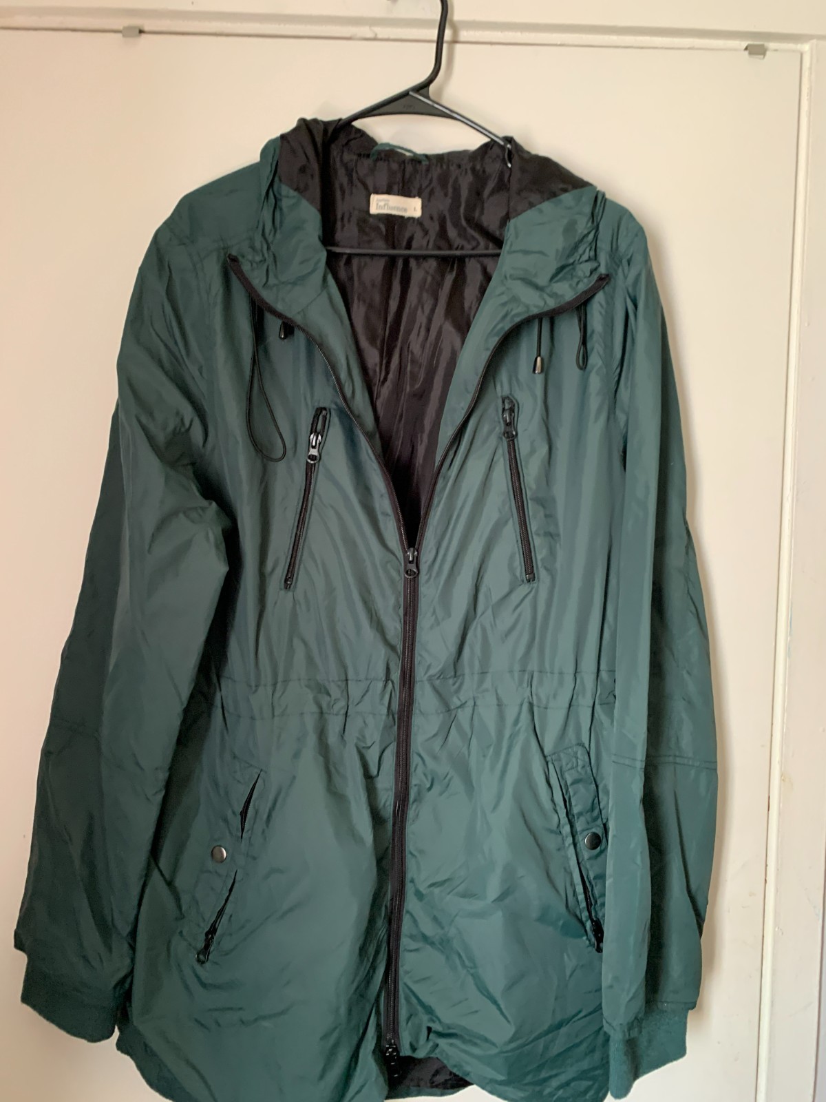 Another Influence Hooded Utility Jacket Mens Larg… - image 1