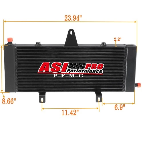 Heat Exchanger Intercooler For 2016 2017 2018+ Infiniti Q50 Q60 3.0T Black