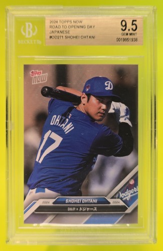 2024 topps now road to opening day shohei ohtani od271 Kanji Edition BGS 9.5