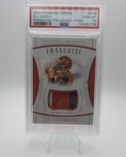 2019 Panini National Treasures AJ Green Franchise Treasures /25 GEM MINT 10