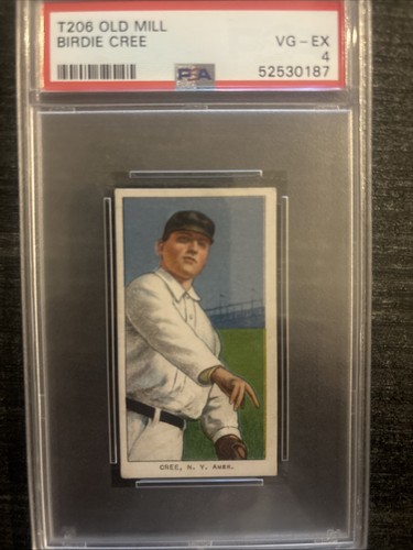 T206 Old Mill Birdie Cree Psa 4