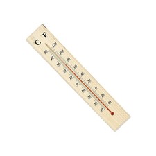 Jauge de température en bois pour serre maison suspension murale échelle facil