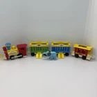 Vintage 1973 Fisher-Price Little People Circus Train Locomotive 3 Cars Elephant