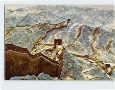 Postcard Winter At Great Wall of Badaling Beijing China