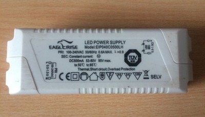 Eaglerise EIP040C0500LH  LED POWER SUPPLY Ersatztrafo Trafo Converter Driver 