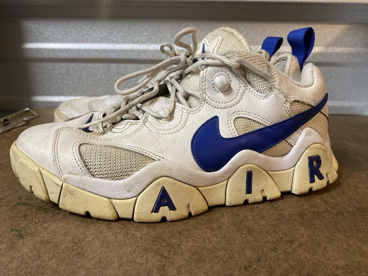 Nike Air Barrage Low White Blue for Sale | Authenticity Guaranteed