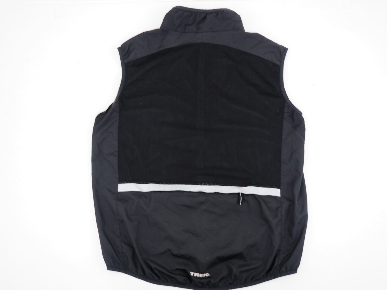 Trek Windbreaker Medium Black Cycling Vest with Mesh Back and Rear Pocket